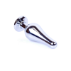Анальна пробка з каменем Plug-Jewellery Silver BUTT PLUG-Purple