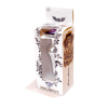 Анальна пробка з каменем Plug-Jewellery Silver BUTT PLUG-Purple