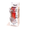 Анальна пробка з каменем Plug-Jewellery Red Silicon PLUG Medium- Blue Diamond розмір М
