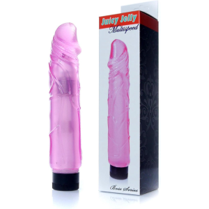 Вібратор реалістичний Wibrator-Juicy Jelly - Multispeed Pink