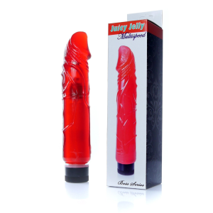 Вібратор реалістичний червоний Vibrator-Juicy Jelly - Multispeed Red