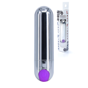 Виброкуля Strong Bullet Vibrator Silver/Purple USB 10 режимов вибрации
