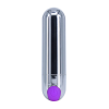 Виброкуля Strong Bullet Vibrator Silver/Purple USB 10 режимов вибрации