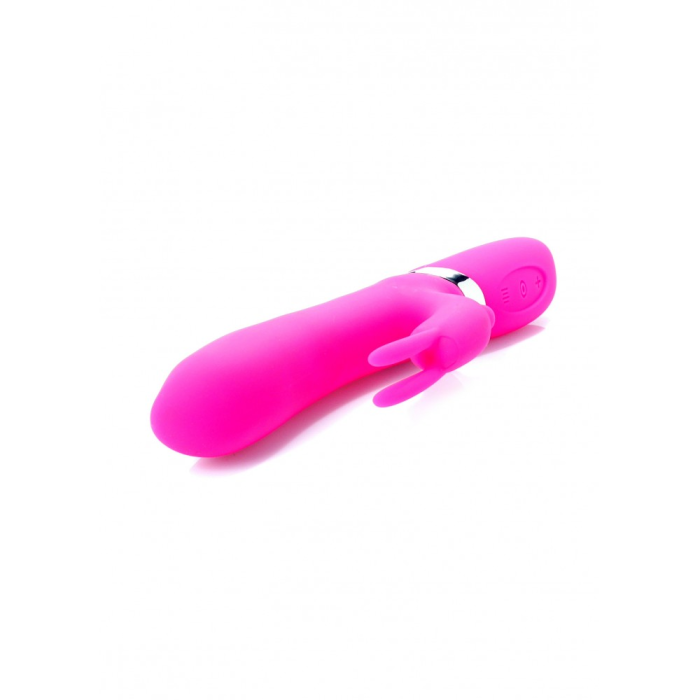 Вібратор-кролик ADELA Pink USB 12 режимів вібрації та 6 пульсацій