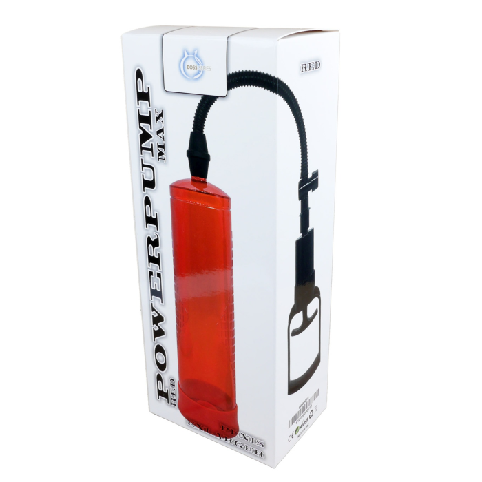 Вакуумна помпа для чоловіків Power pump Червона MAX Boss Series