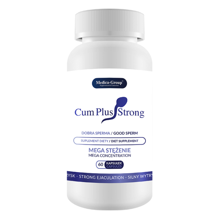 Таблетки Medica Group Cum Plus Strong для збільшення кількості та якості сперми, 60 капсул