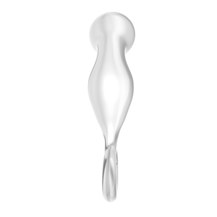 Скляний Анальний затор 4,5" Glass Romance Clear