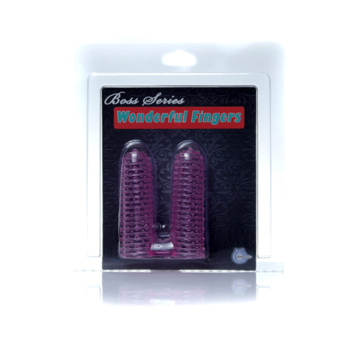 Насадка на палець подвійна Wonderful Fingers Pink