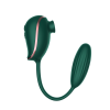 Вакуумний стимулятор із віброяйцем High End Suction Love Egg GREEN