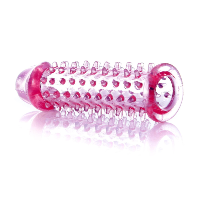 Рельєфна насадка Stymulator-Penis Sleeve PINK
