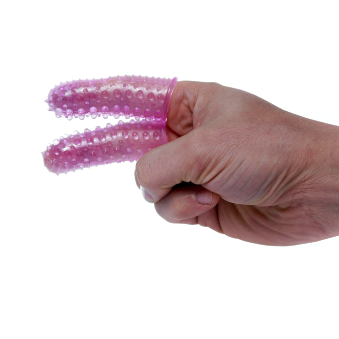 Подвійна насадка на палець Wonderful Fingers Purple