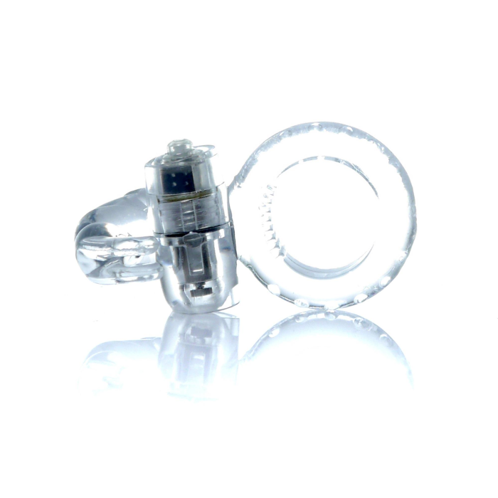 Ерекційне кільце з вібрацією Rabbit Vibro CockRing Clear
