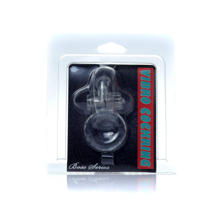Ерекційне кільце з вібрацією Rabbit Vibro CockRing Clear