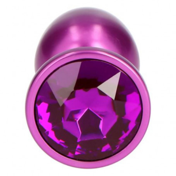 Анальна пробка фіолетова Purple Teardro
