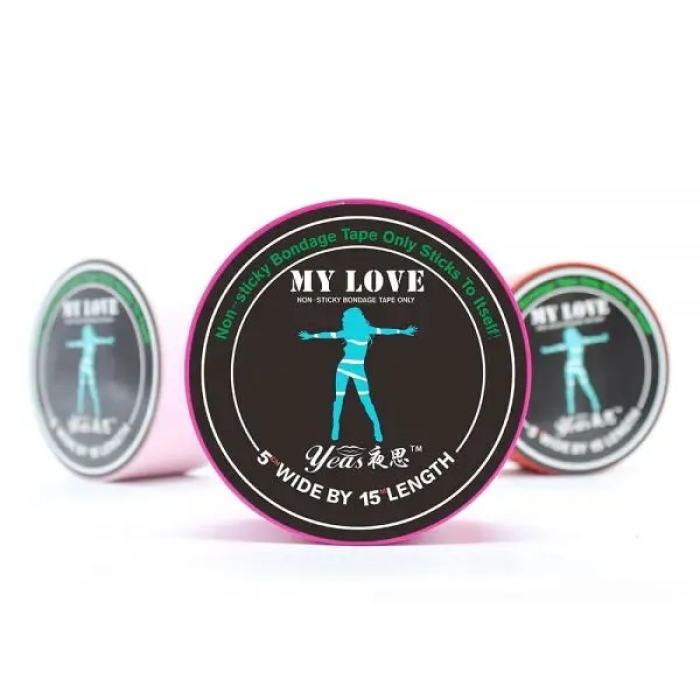 Стрічка бондажна чорна 15 м My Love