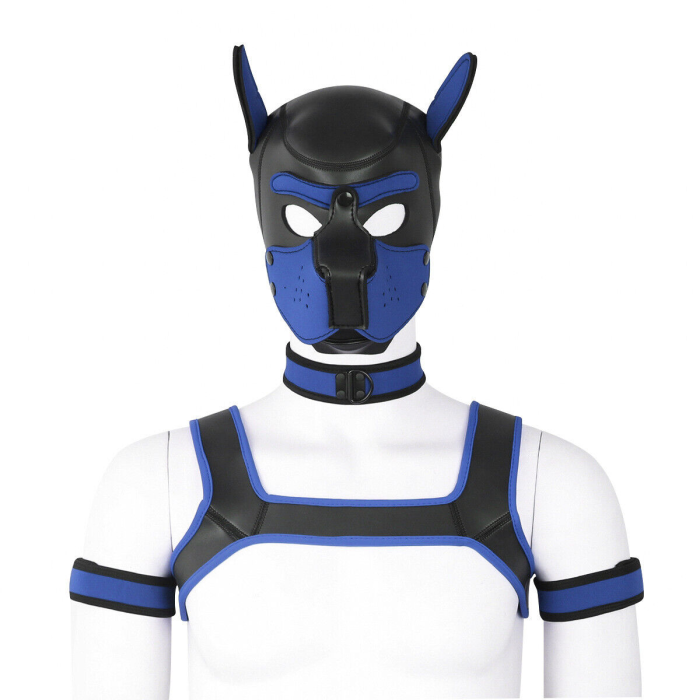 БДСМ маска собаки Bondage Puppy Hood LUV BLUE
