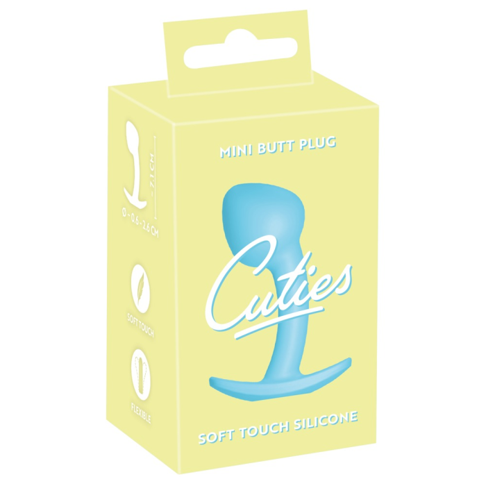 Анальна пробка Cuties Plugs, блакитний