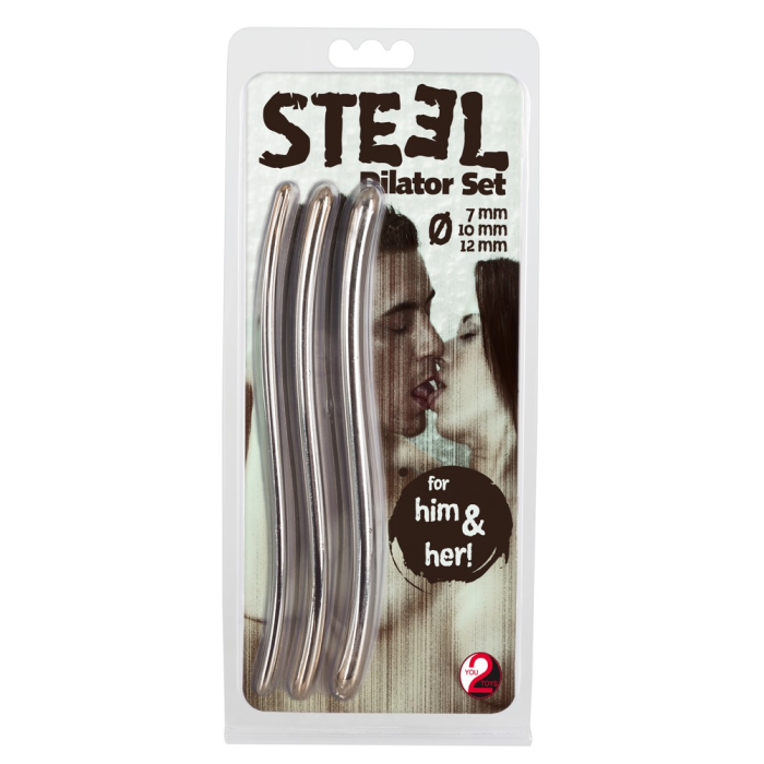 Набір стимуляторів уретри You2Toys Steel Dilatoren Set сріблястий