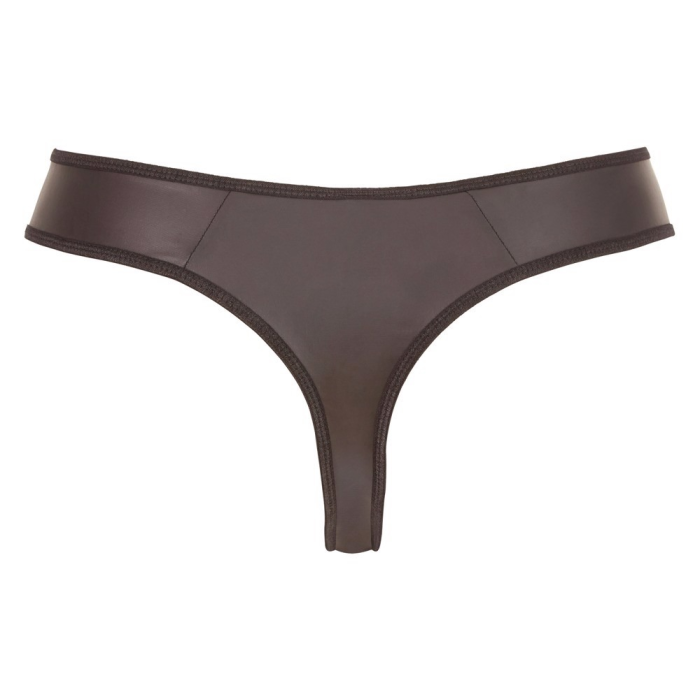 Чоловічі стрінги зі стразами по блискавці Sven Joy Ment Men's String, чорний, M
