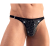 Чоловічі стрінги зі стразами Sven Joy Ment Men's String, чорний, L