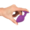 Анальна силіконова пробка з каменем You2Toys Colorful Joy Jewel, фіолетова, Medium