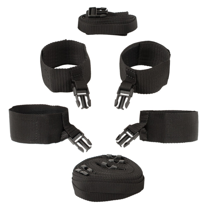 Система фіксації на ліжко або двері Bad Kitty Door&Bed Restraints, чорний