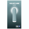 Міні-вібратор для клітора рельєфний Sweet Em Velvet Lure, 10 режимів вібрації, блакитний