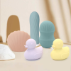 Міні-вібратор для клітора рельєфний Sweet Em Velvet Lure, 10 режимів вібрації, блакитний