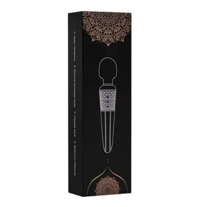 Вібратор мікрофон Sweet Em Velvet Lure, 28 режимів вібрації, бежевий із золотом