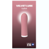 Міні-вібратор рельєфний Sweet Em Velvet Lure, рожевий