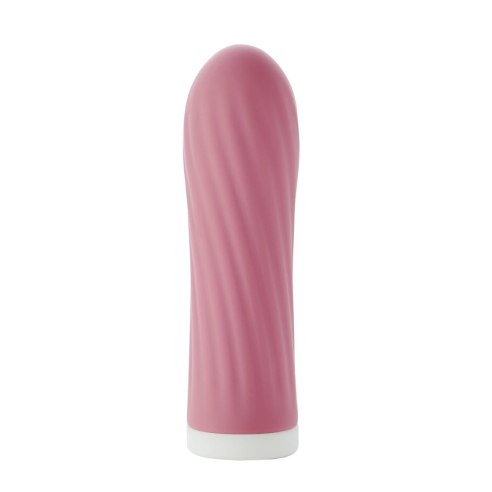 Міні-вібратор рельєфний Sweet Em Velvet Lure, рожевий