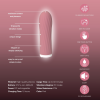 Міні-вібратор рельєфний Sweet Em Velvet Lure, рожевий