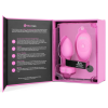 Анальна пробка з вібрацією та пультом керування B-Vibe Vibrating Heart Plug S/M Pink
