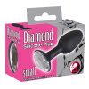 Анальна пробка зі стразом You2Toys Butt Plug Diamond S, силікон, чорна