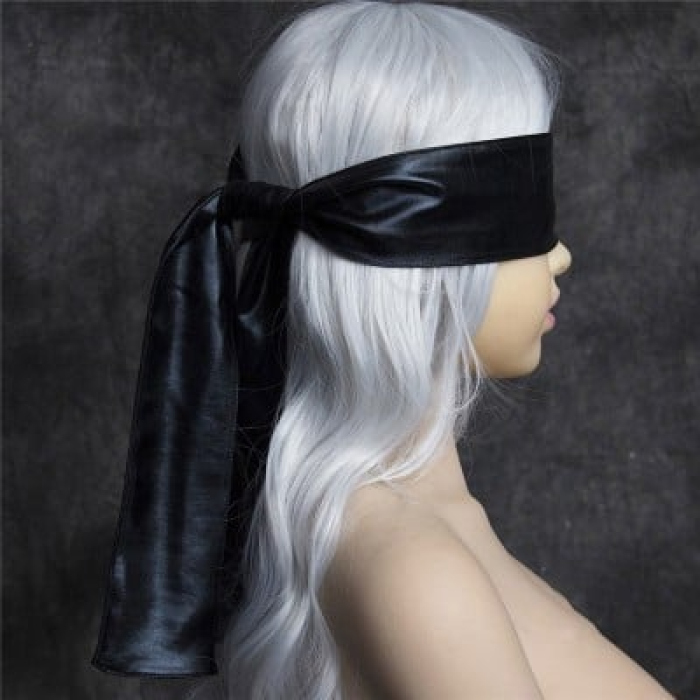 Пов'язка на очі глянсова DS Fetish, 150 см*7,5