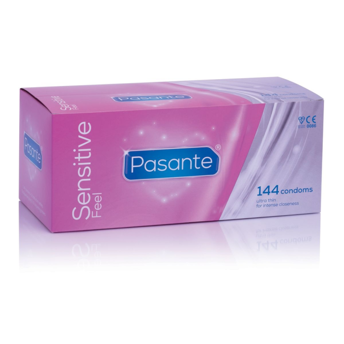 Презервативи ультратонкі Pasante Sensitive Feel латексні (ціна за упаковку 144 шт.)