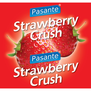 Презервативи оральні Pasante Strawberry Crush зі смаком полуниці (ціна за упаковку, 144 шт.)