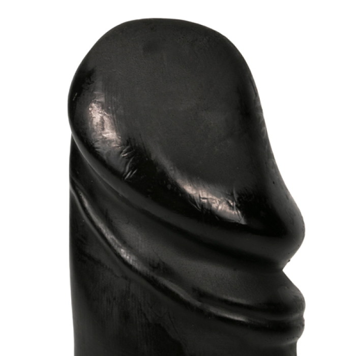 Великий фалоімітатор All Black AB02 чорний, 22 см