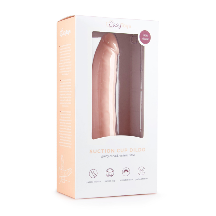 Фалоімітатор з присоскою Easytoys реалістичний, 21 см