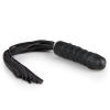 Фалоімітатор реалістичний Easytoys з прикріпленим флогером, чорний Flogger Dildo