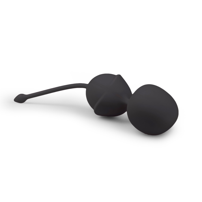 Вагінальні кульки Easytoys, силіконові, чорні, 19.5 х 3.8 см