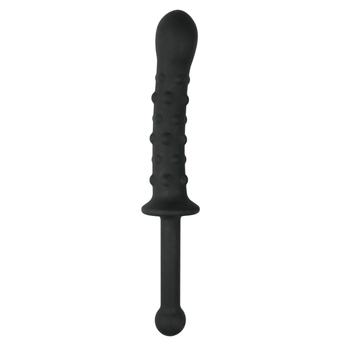 Фалоімітатор з ручкою The Handler Black, чорний, 25 см