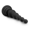 Анальна ялинка силікон Easy Toys Beaded Cone чорна, 16.5 см