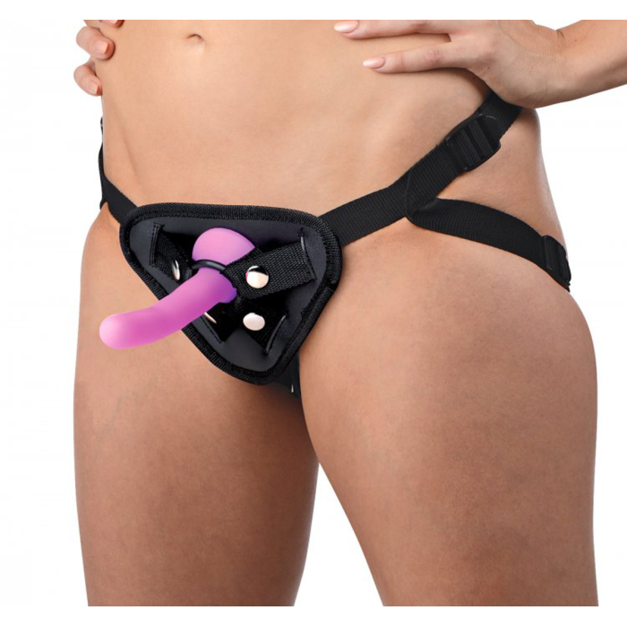 Набір страпонів з вібрацією Double-G Deluxe Vibrating Strap-On Kit