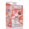 Анальна пробка зі стразом Red Heart Glass Anal Plug With Gem скляна, Medium