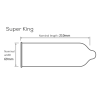 Презервативи великого розміру Pasante Super King Size латексні (ціна за упаковку, 144 шт)