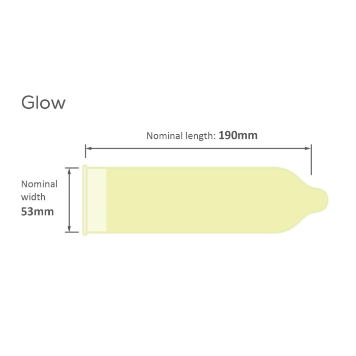 Презервативи люмінесцентні Pasante Glow латексні (ціна за упаковку, 144 шт)