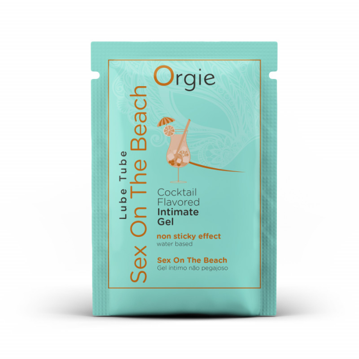САШЕТ/Їстівний лубрикант Orgie Cocktail Flavored зі смаком коктейлю СЕКС НА ПЛЯЖІ, 2 мл