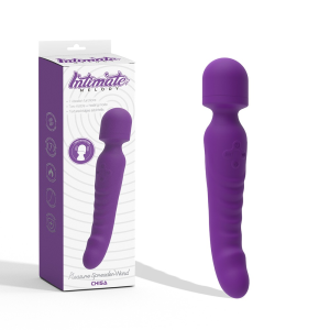 Двосторонній вібратор мікрофон Chisa Intimate Melody Pleasure Spreader Wand з підігрівом, фіолетовий