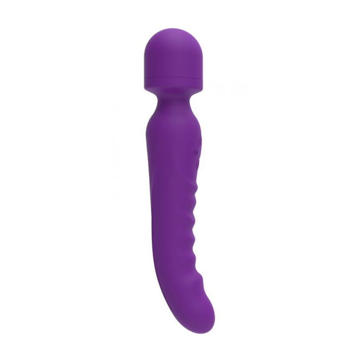 Двосторонній вібратор мікрофон Chisa Intimate Melody Pleasure Spreader Wand з підігрівом, фіолетовий